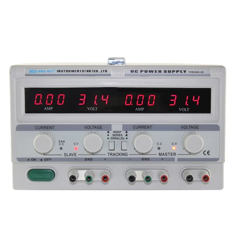 Dual Channel Linear Power Supply 30V 5A - Source d'alimentation linéaire réglable à double